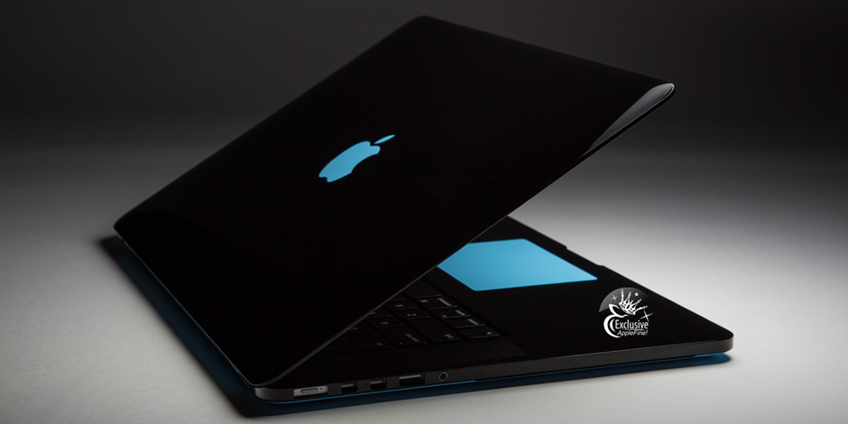 Купить эксклюзивный MacBook Pro Black Apple Blue